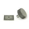 Pewter Brompton Cabinet Knob - 38mm (Square)