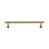 Heritage Brass Cabinet Pull Step Design with 16mm Rose 160mm CTC Polished Brass finish