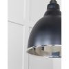 Smooth Nickel Brindley Cluster Pendant in Elan Black