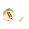 Polished Brass Brompton Cabinet Knob - 32mm (No rose)