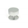 Satin Chrome Kelso Cabinet Knob - 38mm (Plain)