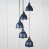 Smooth Nickel Brindley Cluster Pendant in Dusk