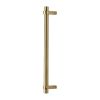 Heritage Brass Door Pull Handle Industrial Design 353mm Polished Brass Finish