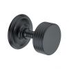 Oxford Mortice Door Knob Matt Black