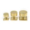 Polished Brass Judd Cabinet Knob - 38mm (Square)