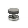 Pewter Brompton Centre Door Knob (Beehive)