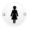 Female Symbol - Satin Anodised Aluminium