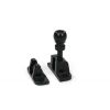 Black Mushroom Brighton Fastener (Radiused)