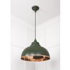 Hammered Copper Harborne Pendant in Heath