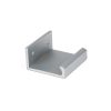 Satin Chrome 50mm Plain Edge Pull