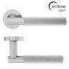 Eclipse 63232 - Knurled Insignia Lever On Rose - Satin Nickel