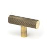 Aged Brass Brompton T-Bar