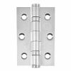 Eclipse 14851 - 76x51x2mm PSS Ball Bearing Hinge Grade 7 - (Pair) - Polished Stainless Steel