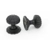 Black Flower Cabinet Knob - Small