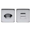 Heritage Brass Square Thumbturn & Emergency Release Polished Chrome finish