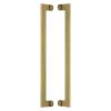 Heritage Brass Back to Back Door Pull Handle Apollo Design 460mm Polished Brass Finish