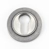 Pewter Round Euro Escutcheon (Plain Rose)