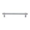 Heritage Brass Cabinet Pull Industrial Design 192mm CTC Polished Chrome Finish