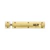 Heritage Brass Door Bolt Straight 6" x 1.25" Satin Brass finish