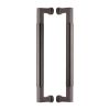 Heritage Brass Door Pull Handle Bauhaus Design 330mm Matt Bronze Finish