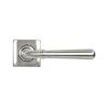 Satin Marine SS (316) Newbury Lever on Rose Set (Square)