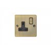 Eurolite Enhance Decorative 1 Gang Socket Antique Brass