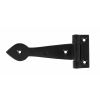 Smooth Black 6" Cast T Hinge (pair)