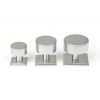 Satin Chrome Kelso Cabinet Knob - 32mm (Square)