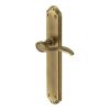 Heritage Brass Door Handle Lever Latch Verona Long Design Antique Brass finish