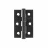 Atlantic CE Fire Rated Grade 7 Ball Bearing Hinges 3" x 2" x 2mm - Matt Black (Pair)