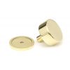 Polished Brass Kelso Cabinet Knob - 38mm (Plain)