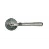 Pewter Newbury Lever on Rose Set (Beehive)