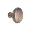 Mushroom 38mm Cupboard Knob Antique Brass