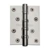 Heritage Brass Hinge Brass with Ball Bearing 4" x 3" Polished Chrome finish