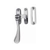 Heritage Brass Casement Window Fastener Spoon Pattern Polished Chrome finish