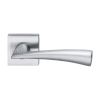 Dolce Door Handle on Square Rose Satin Chrome