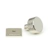 Polished Nickel Brompton Cabinet Knob - 25mm (Square)