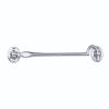 Silent Pattern Cabin Hook - Satin Chrome