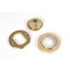 Polished Brass Round Escutcheon (Plain)