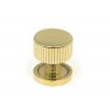 Polished Brass Judd Cabinet Knob - 25mm (Plain)