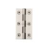 Heritage Brass Hinge Brass 2 1/2" x 1 3/8" Satin Nickel finish