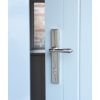 Polished Nickel Reeded Slimline Lever Espag. Lock Set