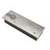 Rutland TS.7104 Non Hold Open Floor Spring & BC c/w Cover Plate & SA Pack - Right Hand, Satin Stainless Steel