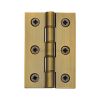 Heritage Brass Hinge Brass with Phosphor Washers 3" x 2" Antique Brass finish