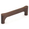 Wooden Cabinet Pull Handle Gio Design 224mm Walnut Finish