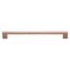 Heritage Brass Cabinet Pull Metro Design 254mm CTC Satin Rose Gold Finish