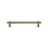 Heritage Brass Cabinet Pull Industrial Design 128mm CTC Antique Brass Finish