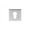 Serozzetta Square Euro Profile Escutcheon - Polished Chrome