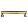 Heritage Brass Cabinet Pull Deco Design 203mm CTC Polished Brass Finish