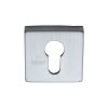 Sorrento Concealed Square Euro Escutcheon Satin Chrome finish